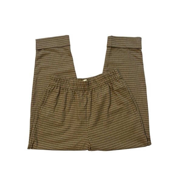 Huston Pull-On Tapered Pants in Zander Gingham Plaid, Sz M - Picture 9 of 14